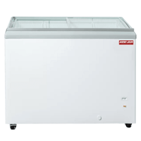 New Air NIF-41-FG Commercial Flat Glass Ice Cream Dipping Cabinet, 9.9 Cu. Ft.