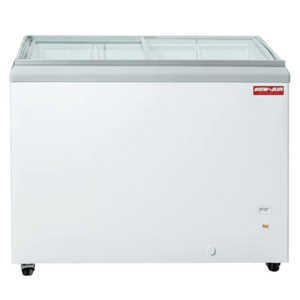 New Air NIF-41-FG Commercial Flat Glass Ice Cream Dipping Cabinet, 9.9 Cu. Ft.