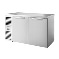 True TBR60-PTSZ1-L-S-SS-SS-1 60-Inch Pass-Thru Refrigerated Back Bar Cabinet