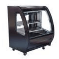 Imbera Pro-Kold DDC40B 40-Inch Black Panoramic Refrigerated Deli Display Case