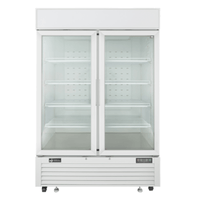 EFI FI2-54GDWVC Versa Display 54.4" Two-Section Glass Door Ice Cream Freezer - 43.8 Cu. Ft.