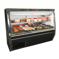 Howard-McCray SC-CDS34N-4-BE-LED 48" Meat & Cheese Deli Display Case with Gravity Coil