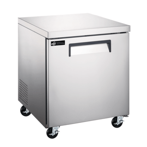 EFI CUDR1-27VCX-L 27" Solid Door Undercounter Refrigerator, 6.3 Cu. Ft., Left Hinge
