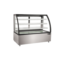 EFI CGCM-7356 Versa Series 72.4-Inch Curved Glass Deli and Bakery Merchandiser