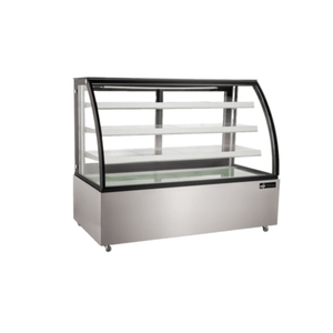 EFI CGCM-7356 Versa Series 72.4-Inch Curved Glass Deli and Bakery Merchandiser