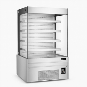 EFI CGOMS-4880 48" Stainless Steel Refrigerated Open Display Merchandiser