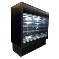Howard-McCray SC-OD35E-6-B-LED 75" Black Open Multi-Deck Dairy Display Refrigerator