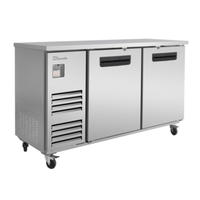 Blue Air BLBB69-3S-HC 69-Inch Stainless Steel Two-Section Back Bar Cooler