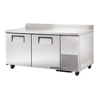 True TWT-67-HC Two-Door Deep Worktop Refrigerator 67.25-Inch