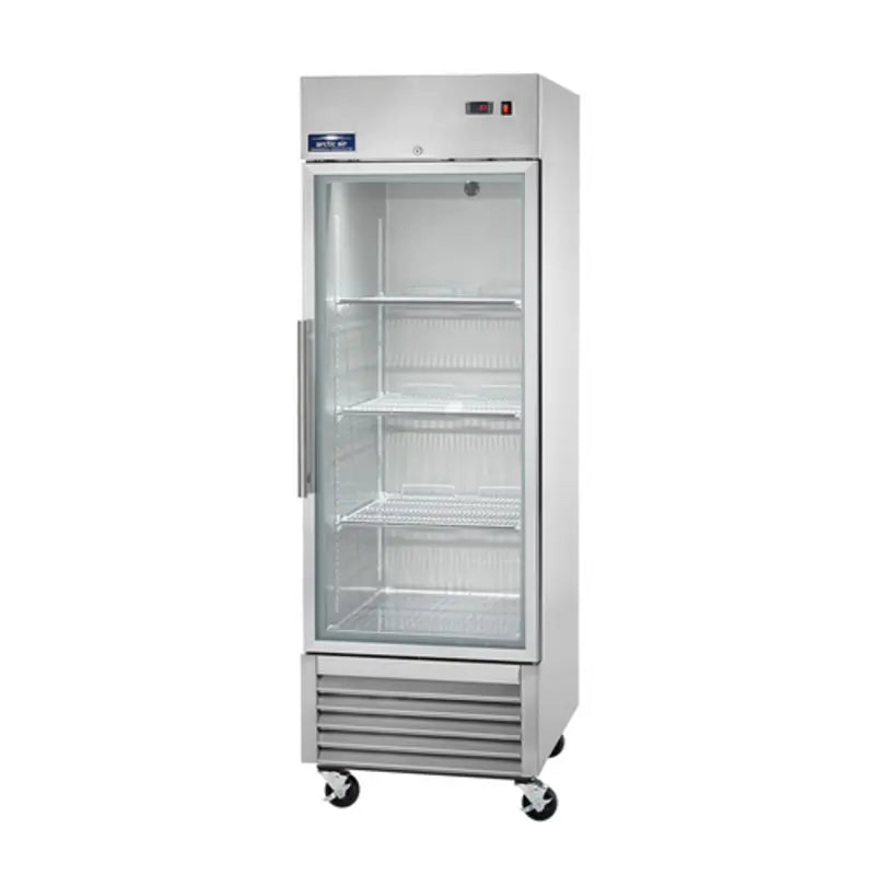 Arctic Air AGR23 Commercial Single Glass Door Reach-In Refrigerator