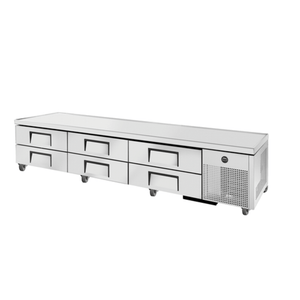 True TRCB-110-HC 110-Inch Commercial Refrigerated Chef Base with Six Drawers