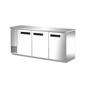 EFI CBBSDR3-72CC 72.8" Solid Door Back Bar Refrigerator, 3-Section