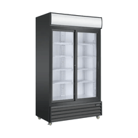Ancaster Food Equipment AFE-G27 44.5-Inch Sliding Glass Door Display Refrigerator
