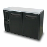 Blue Air BNB-48BT-HC 48.25" Shallow Depth Solid Door Back Bar Cooler