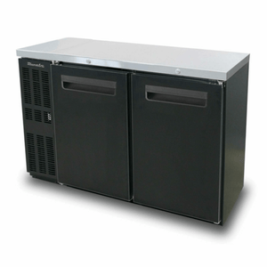 Blue Air BNB-48BT-HC 48.25" Shallow Depth Solid Door Back Bar Cooler