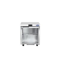 Atosa AUR27GD Compact 27.5" Glass Door Undercounter Cooler
