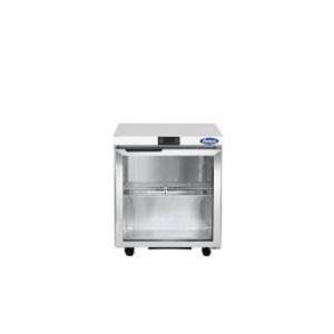 Atosa AUR27GD Compact 27.5" Glass Door Undercounter Cooler