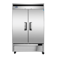 Atosa MBF8503GR 2-Door Stainless Steel Bottom-Mount Reach-In Freezer, 43.8 Cu. Ft.