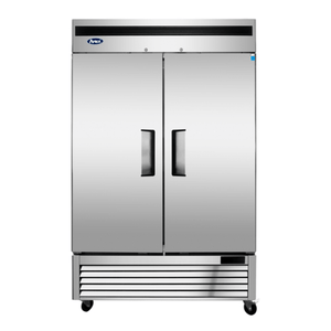 Atosa MBF8503GR 2-Door Stainless Steel Bottom-Mount Reach-In Freezer, 43.8 Cu. Ft.