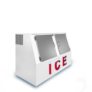 Leer L462LASP 46 Cu. Ft. Low Profile Outdoor Ice Merchandiser