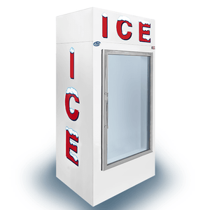 Leer L030UCGP 36-Inch Single Glass Door Indoor Ice Merchandiser