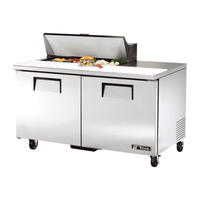 True Refrigeration TSSU-60-10-HC 60-Inch Refrigerated Sandwich and Salad Prep Unit