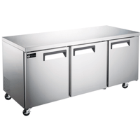 EFI CUDR3-72VCX 72-Inch Undercounter Solid Door Refrigerator (15.5 Cu. Ft.)