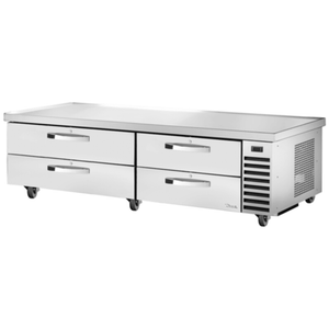 True Refrigeration TRCB-82-84-HC~SPEC3 84-Inch Commercial Chef Base with 4 Locking Drawers