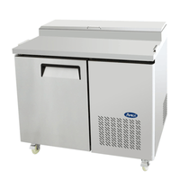 Atosa MPF8201GR 44" 1-Door Refrigerated Pizza Prep Station