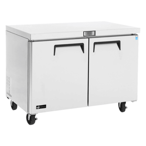 EFI Sales FUDR2-60VC 60.2-Inch Two-Door Undercounter Freezer, Versa-Chill Series