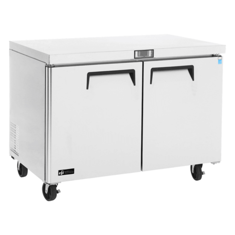 EFI Sales FUDR2-60VC 60.2-Inch Two-Door Undercounter Freezer, Versa-Chill Series