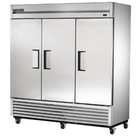 True Refrigeration T-72F-HC 78-Inch Three-Door Reach-In Freezer