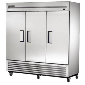 True Refrigeration T-72F-HC 78-Inch Three-Door Reach-In Freezer