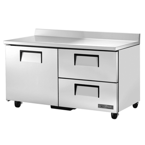 True TWT-60D-2-HC 60" Stainless Steel Refrigerated Worktop Counter
