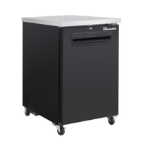Blue Air BLBB23-1B-HC 24-1/8" Single-Section Solid Door Back Bar Refrigerator