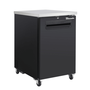 Blue Air BLBB23-1B-HC 24-1/8" Single-Section Solid Door Back Bar Refrigerator