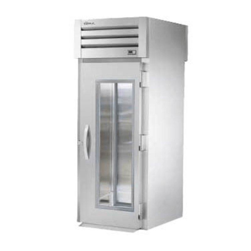 True STA1RRT-1G-1S-HC 35" Pass-Through Commercial Refrigerator with Glass/Solid Doors