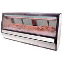 Howard-McCray SC-CFS40E-8-LED 100.5-Inch Single-Duty Seafood & Poultry Service Case