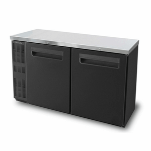 Bluenix BNB-60BT-HC 60-Inch Solid Door Narrow Back Bar Cooler