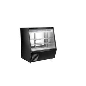 EFI CDCBS-48 48-Inch Flat Glass Refrigerated Deli Showcase with Bottom Storage